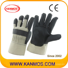 Черные ПВХ Пунктирные рабочие рабочие перчатки (41016)